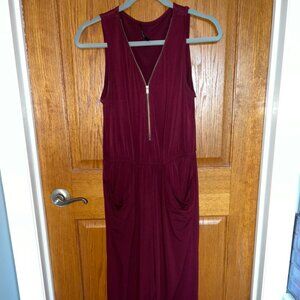 Burgundy Jumpsuit